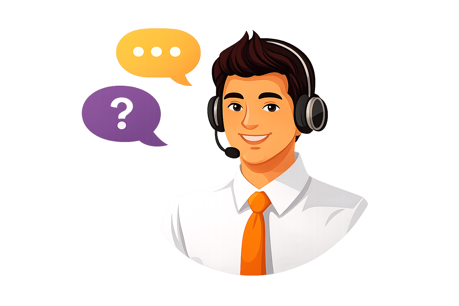 Customer Support Illustration